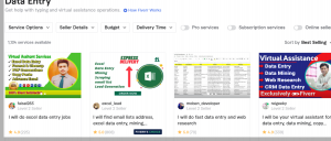 Read more about the article Fiverr Data Entry Jobs From Home Without Investment