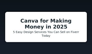 Read more about the article Canva For Making Money In 2025: 5 Easy Design Services You Can Sell on Fiverr