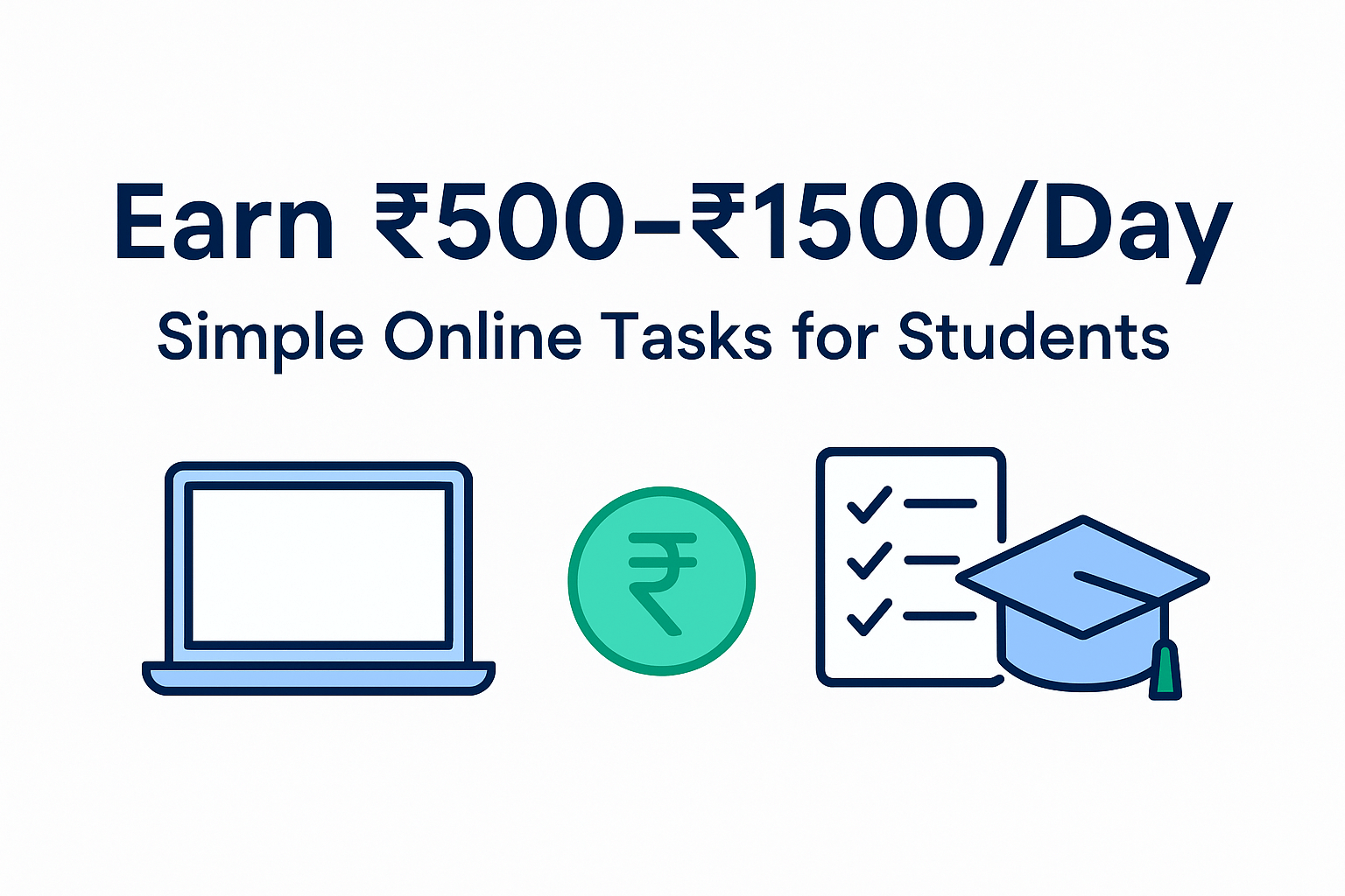 Read more about the article Earn Money Online: How To Earn ₹500–₹1500/Day as a Student with Simple Online Tasks